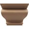 Ekena Millwork 6"W x 12"D x 6"H Wide Scroll Rough Cedar Woodgrain TimberThane Corbel, Primed Tan CORUR06X12X06SCRRCPR - alternate 5